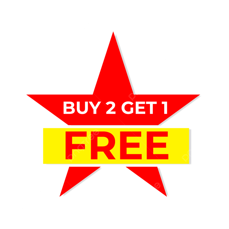 Buy 2 Get Free Offer Banner Vector, Buy 2 Get 1 Free, Offer Banner ...